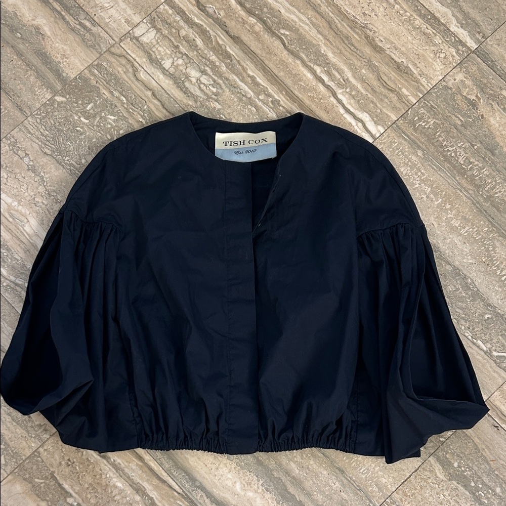 Tish Cox navy Women's Blouse size XS